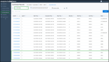 Call Detail Records report - limited access to Call Legs data view